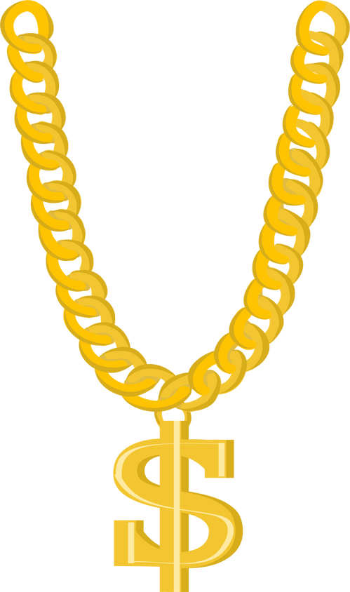 Bling Chain with Dollar Sign